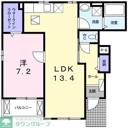 リバーサイドハピネスの物件間取画像